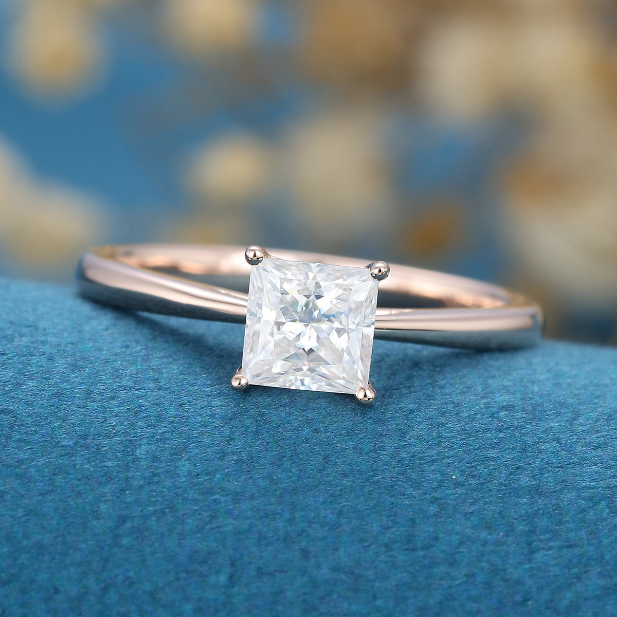 Princess Solitaire Lab Grown Diamond Engagement Ring