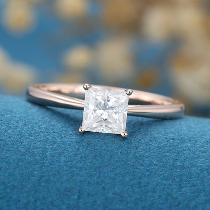 Princess Solitaire Lab Grown Diamond Engagement Ring