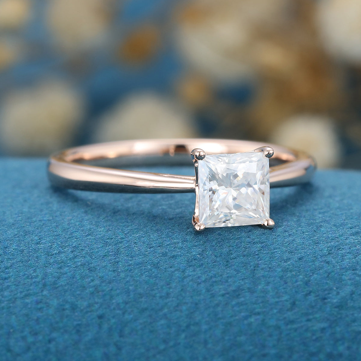 Princess Solitaire Lab Grown Diamond Engagement Ring