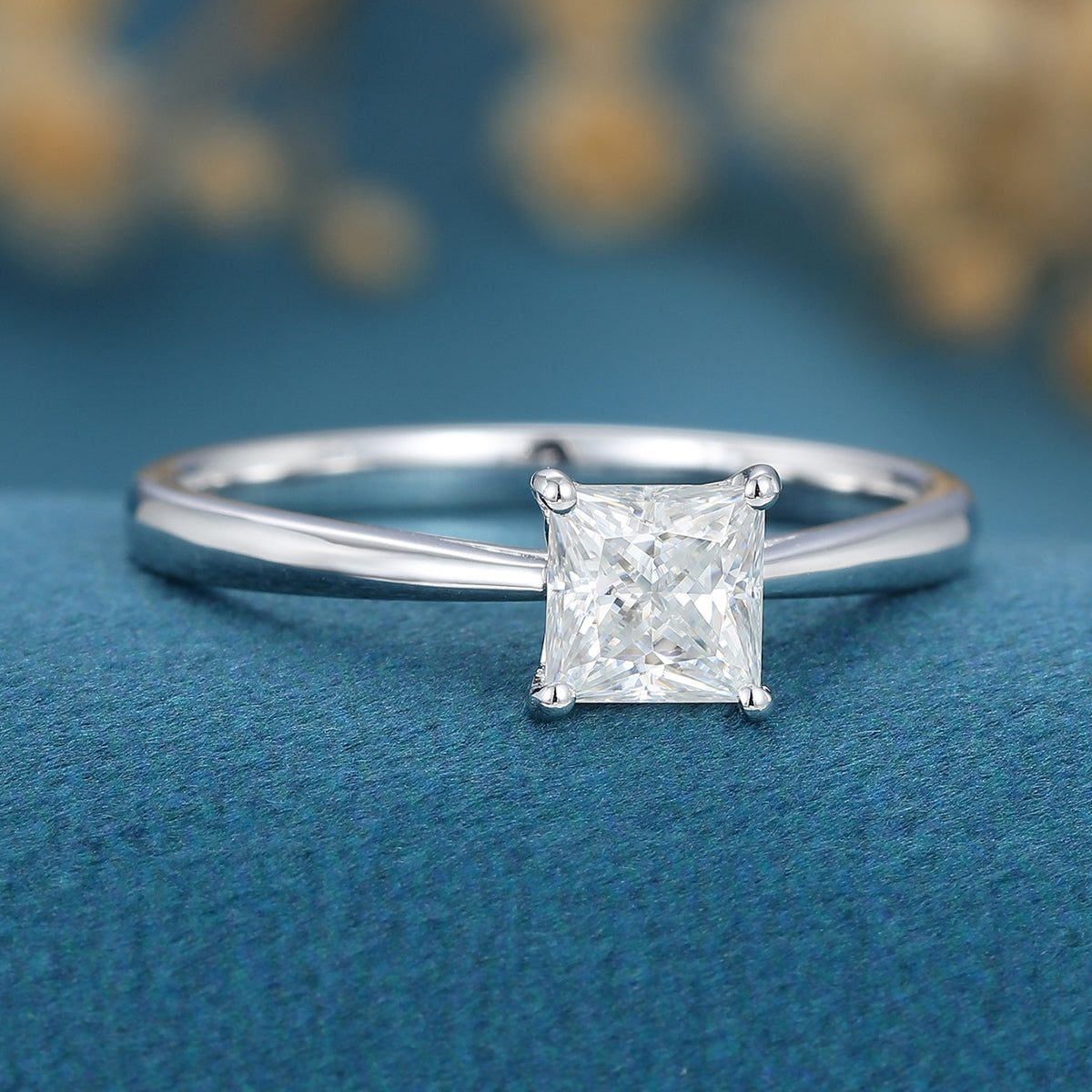 Princess Solitaire Lab Grown Diamond Engagement Ring