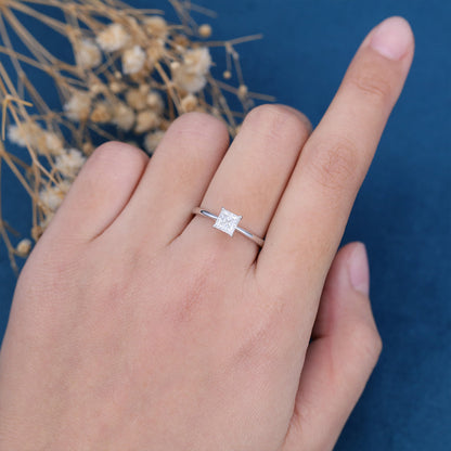Princess Solitaire Lab Grown Diamond Engagement Ring