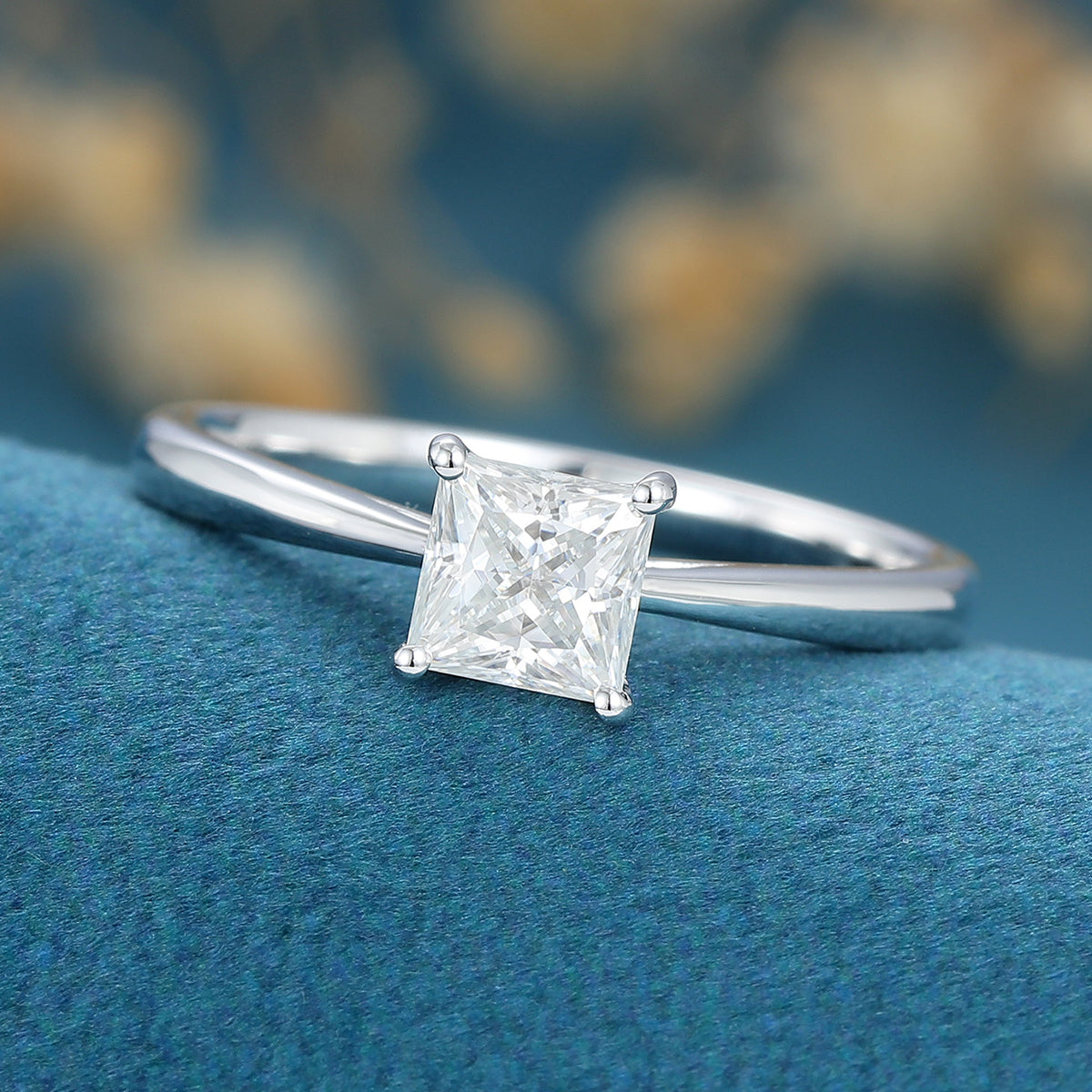 Princess Solitaire Lab Grown Diamond Engagement Ring
