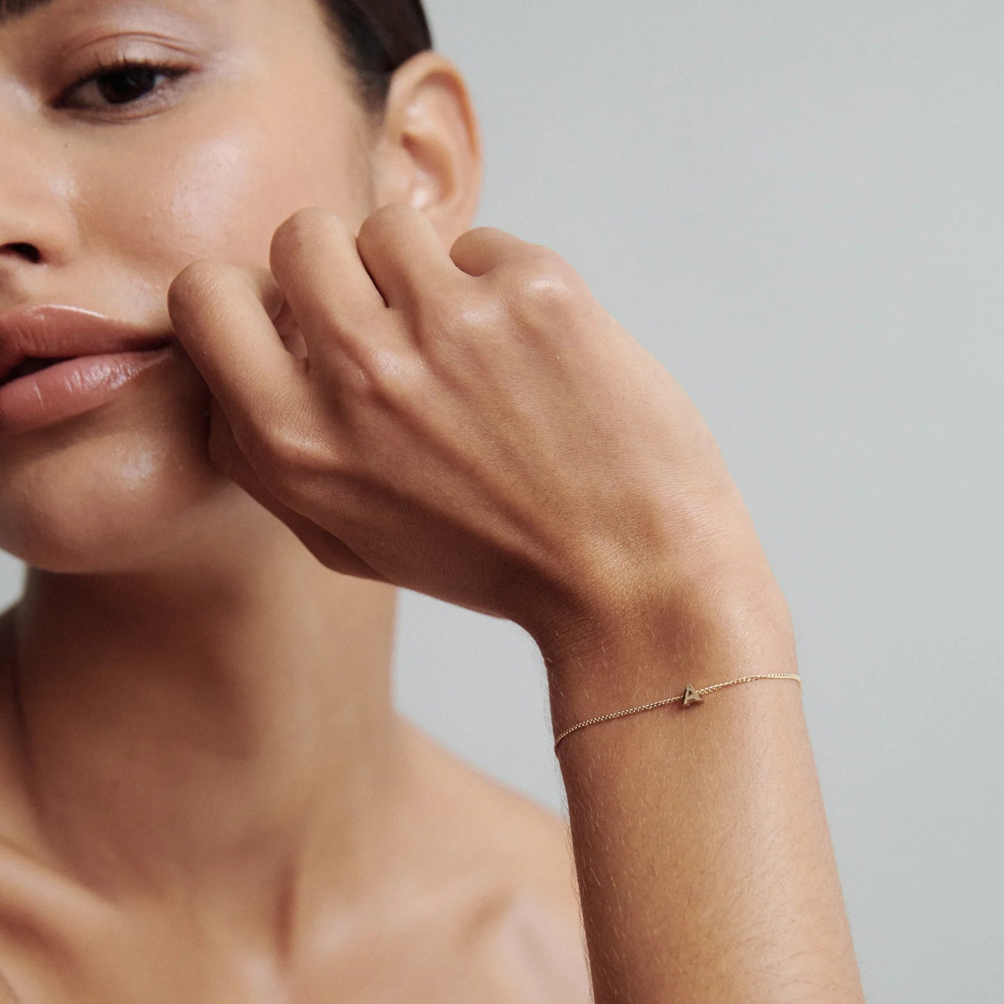 Tiny Letter Bracelet