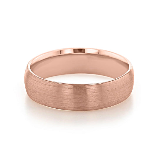 Brushed Finish Classic Men's Wedding Band 1