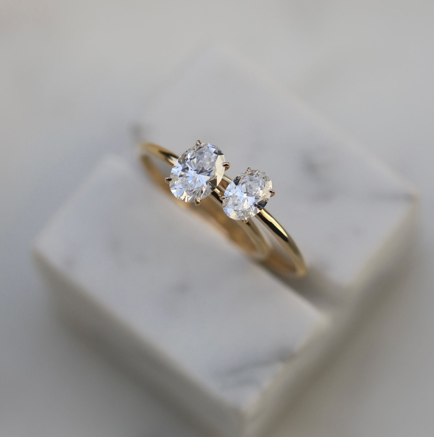 Oval Solitaire Lab Grown Diamond Engagement Ring