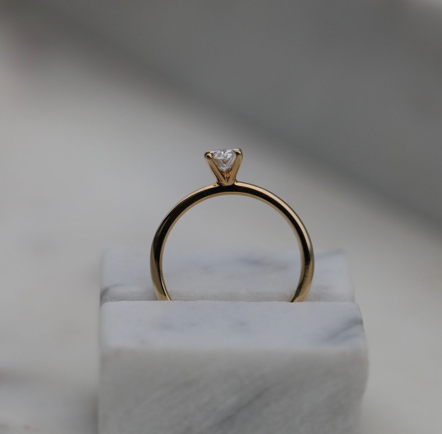 Oval Solitaire Lab Grown Diamond Engagement Ring