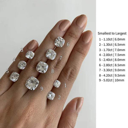 Elongated Cushion Bezel Lab-Grown Diamond Engagement Ring