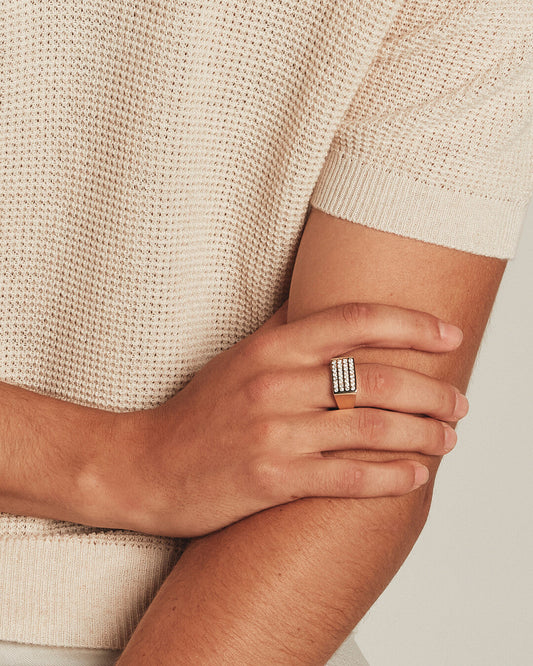 1.03 CT Round Moissanite Channel Set Men's Wedding Band in Solid Gold 3