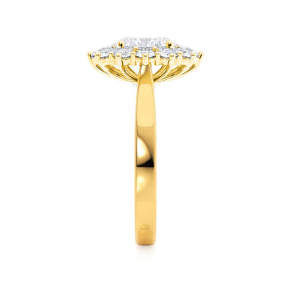 Oval Halo Lab Grown Diamond Engagement Ring