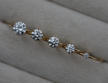 Round Solitaire Lab Grown Diamond Engagement Ring