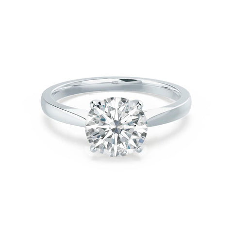 1.20 CT Round Shaped Solitaire Moissanite Engagement Ring 7