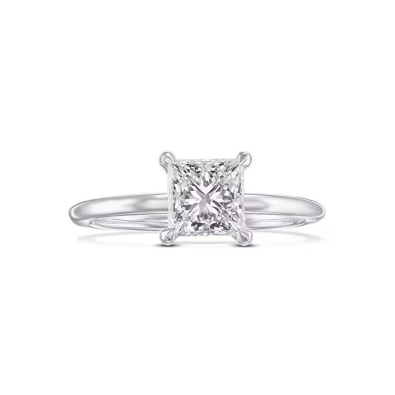 Princess Solitaire Lab Grown Diamond Engagement Ring