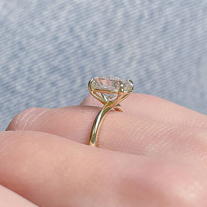 Oval Solitaire Lab Grown Diamond Engagement Ring