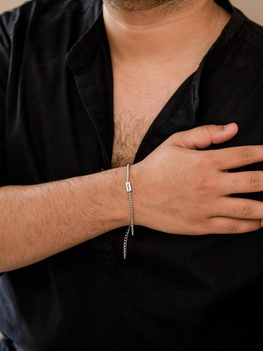 Personalized Name Chain Bracelet For Men