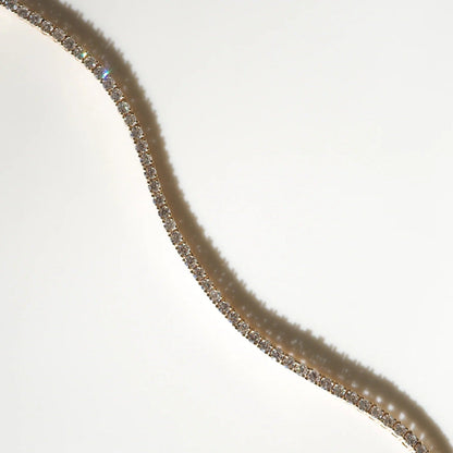 2 TCW Round Lab Grown Diamond Tennis Bracelet