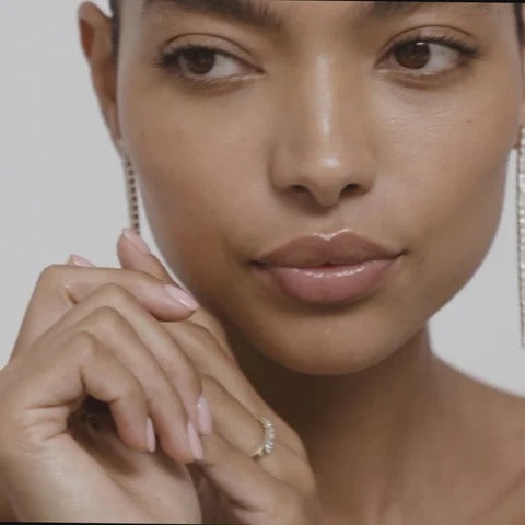 8 TCW Princess Lab Grown Diamond Tennis Earrings