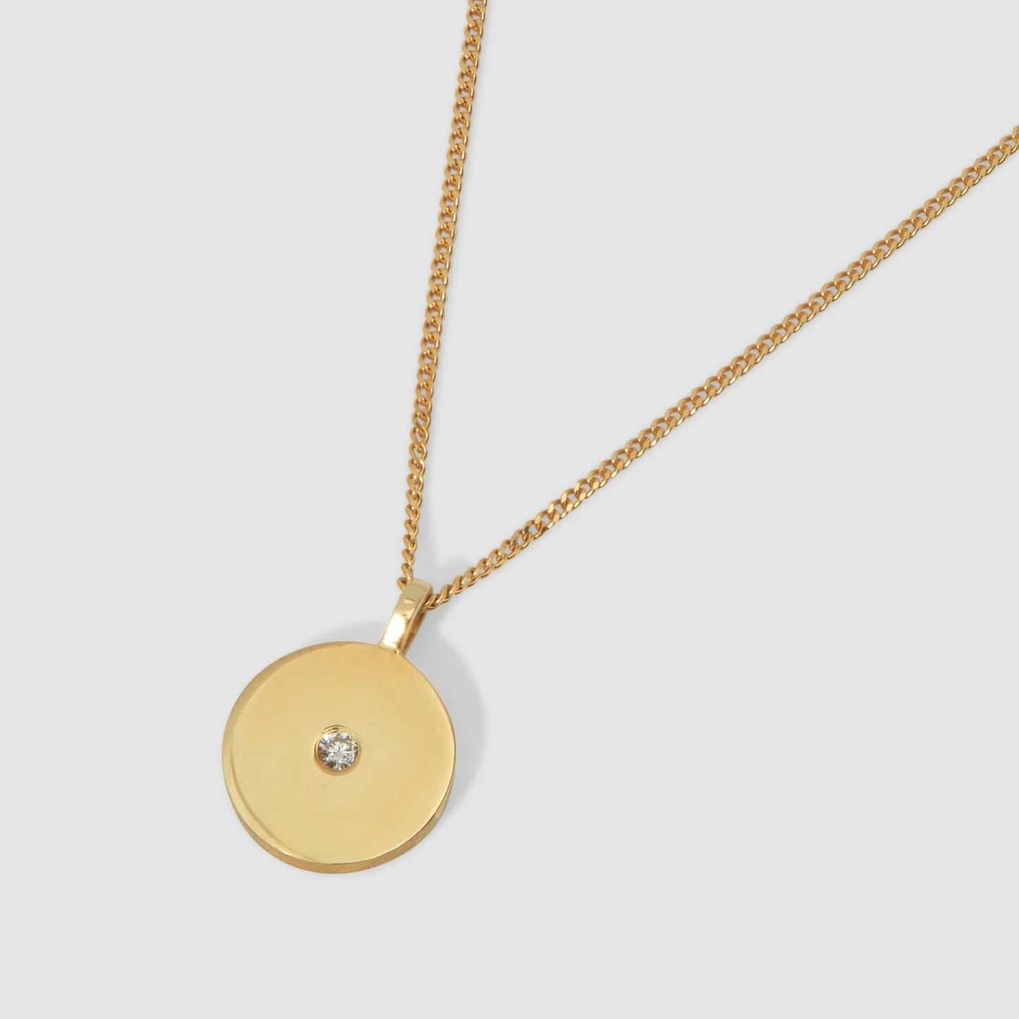 0.3 TCW Round Lab Grown Diamond Solitaire Necklace