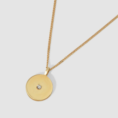 0.3 TCW Round Lab Grown Diamond Solitaire Necklace