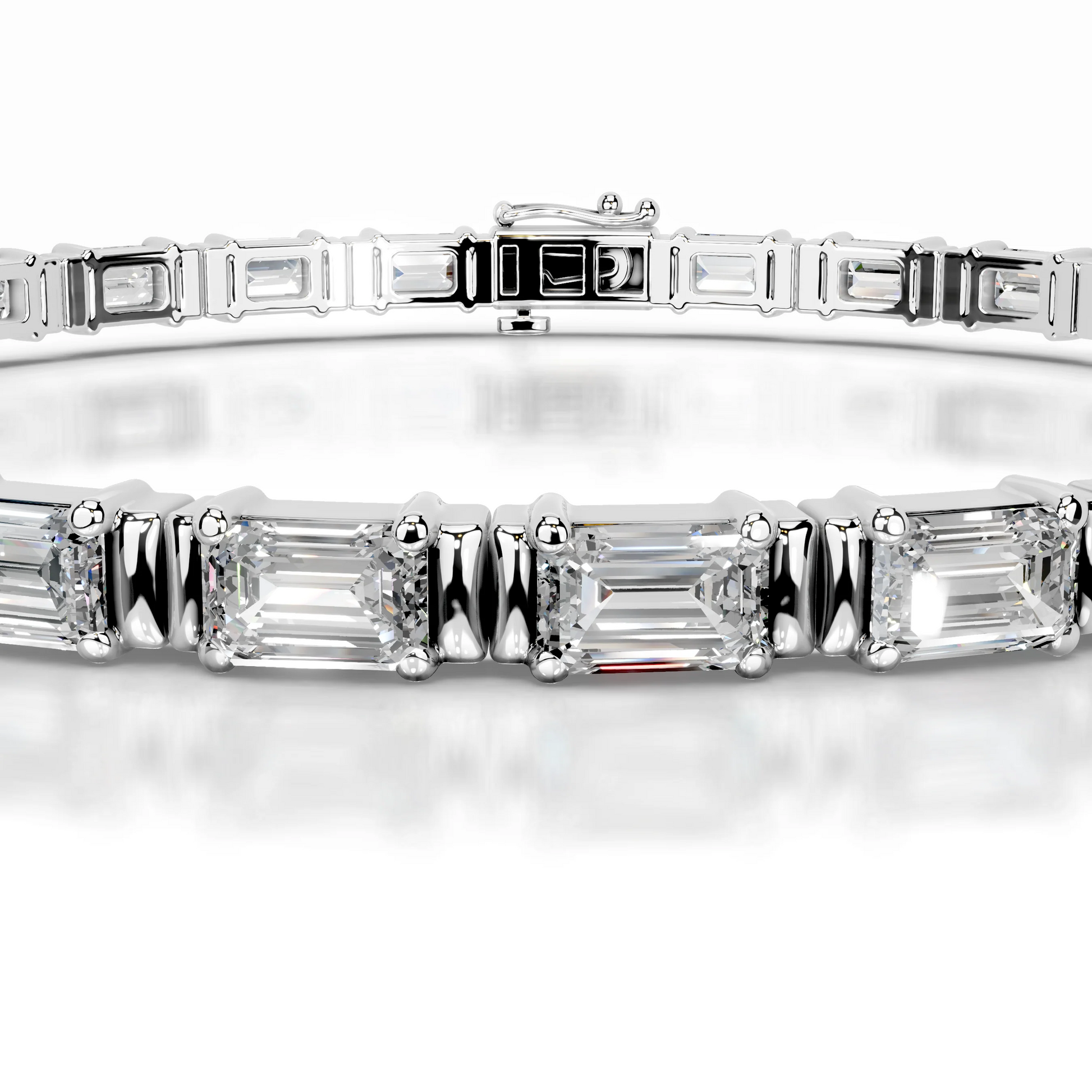 13 TCW Round Lab Grown Diamond Tennis Bracelet