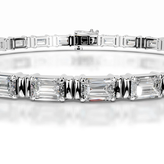 13 TCW Round Lab Grown Diamond Tennis Bracelet
