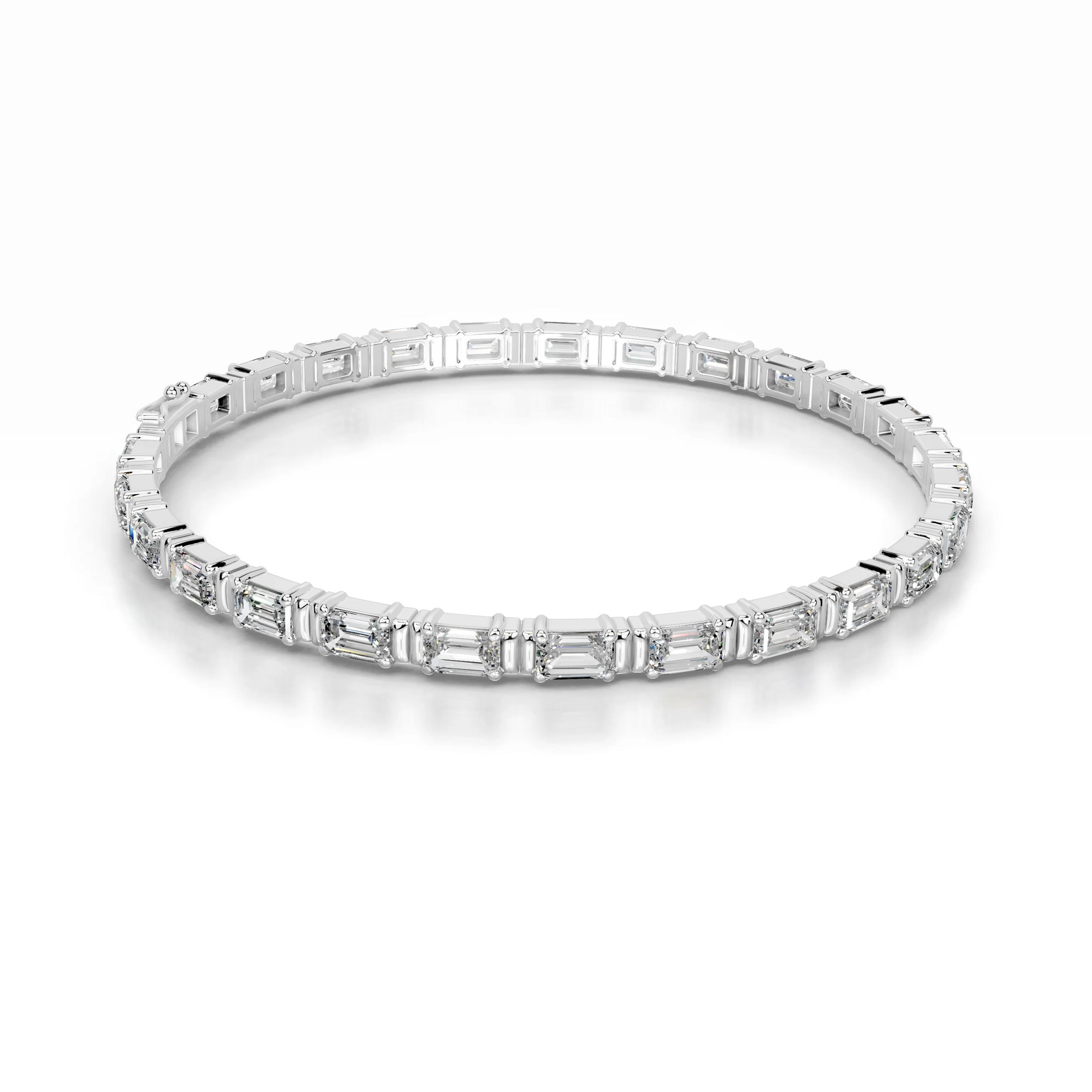 13 TCW Round Lab Grown Diamond Tennis Bracelet