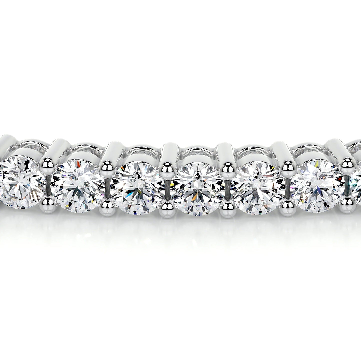 2.5 TCW Round Lab Grown Diamond Bangle Bracelet