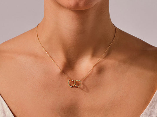 Interlocking Heart Necklace