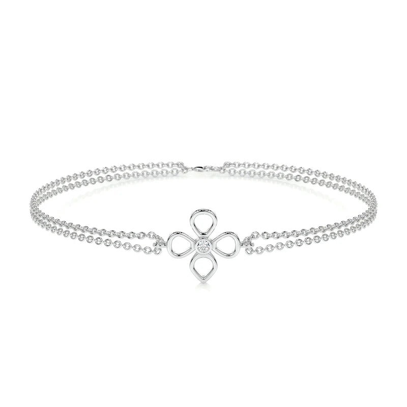0.02 TCW Round Lab Grown Diamond Dolores Bracelet