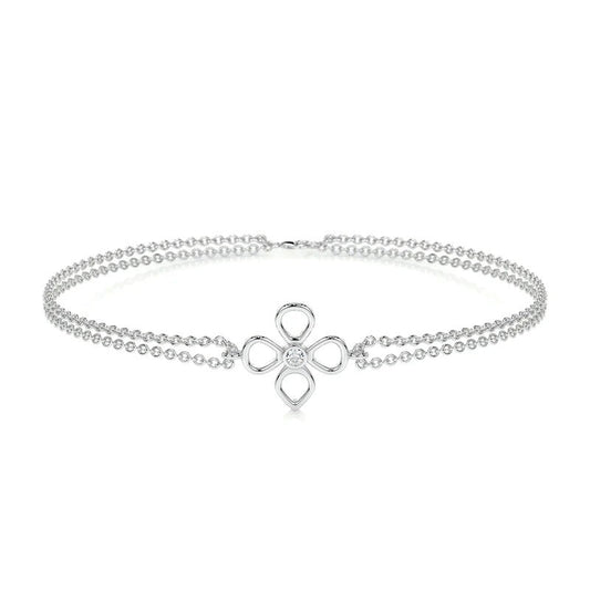 0.02 TCW Round Lab Grown Diamond Dolores Bracelet