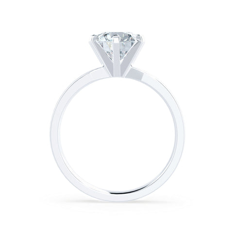 1.50 CT Round Shaped Moissanite Solitaire Engagement Ring 6