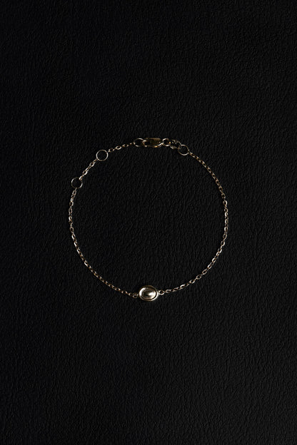 Oval Bezel Bracelet | 925 Sterling Silver