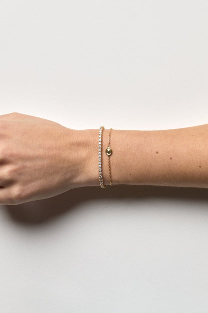 Oval Bezel Bracelet | 925 Sterling Silver
