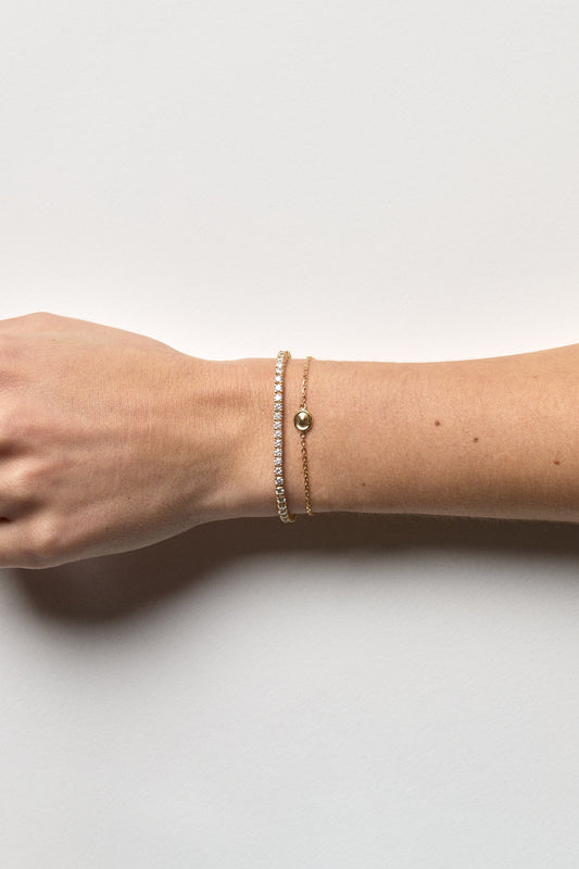 Oval Bezel Bracelet | 925 Sterling Silver