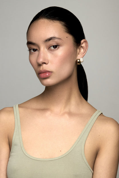 Large Blob Hoops | 925 Sterling Silver