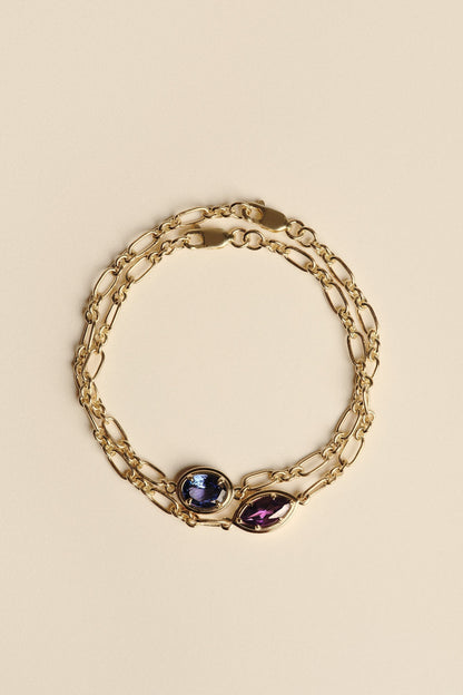 Roma Marquise Gemstone Bracelet | 925 Sterling Silver