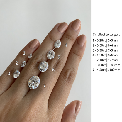Oval Hidden Halo Lab-Grown Diamond Engagement Ring
