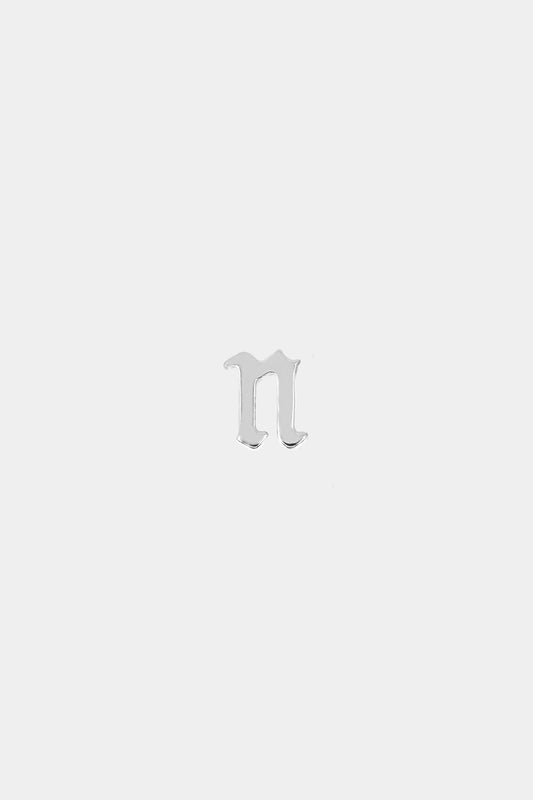 Gothic Letter Stud | 925 Sterling Silver