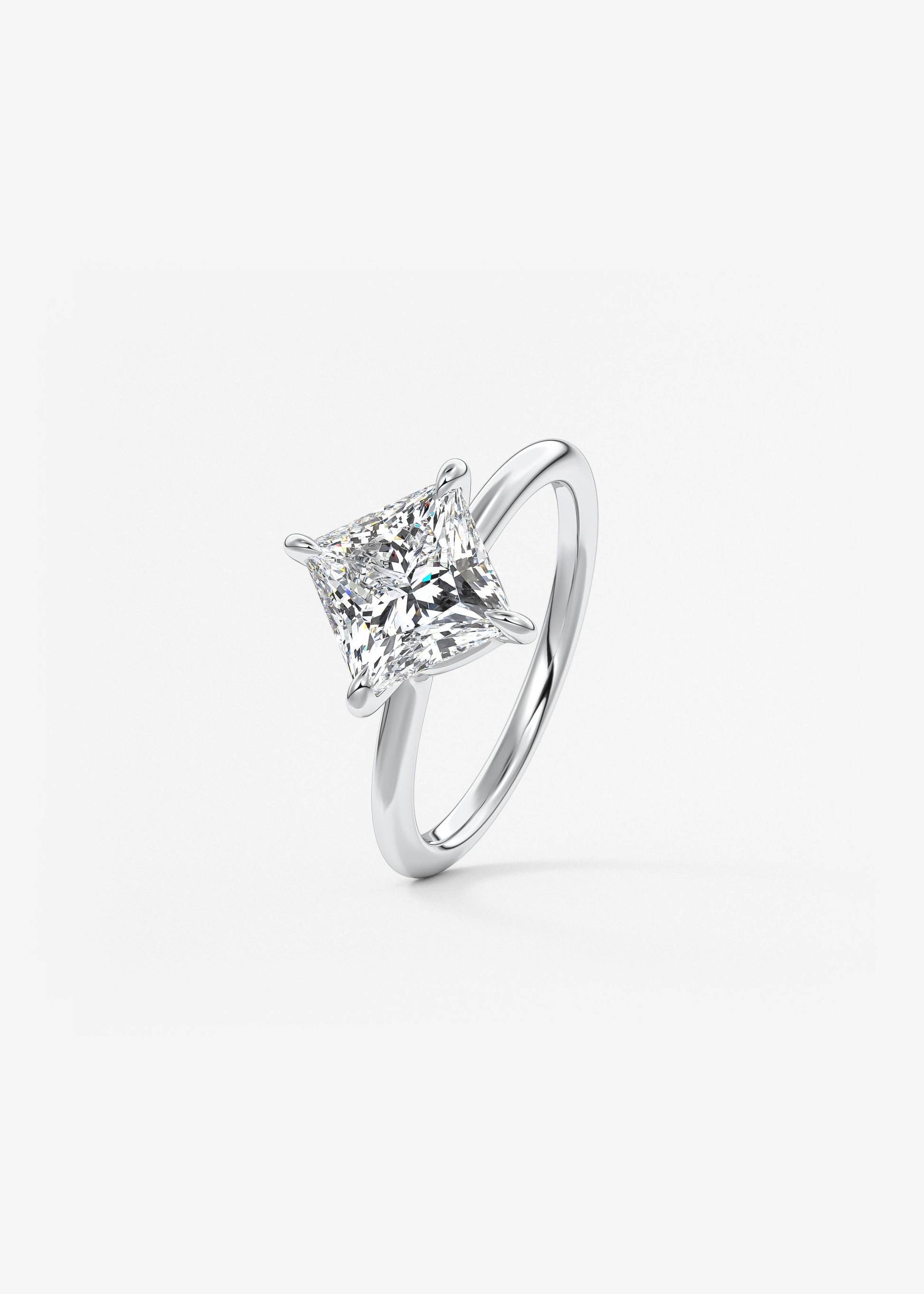 Princess East West Lab Grown Diamond Engagement Ring