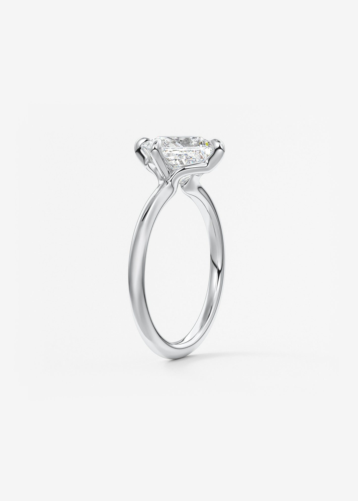 Princess East West Lab Grown Diamond Engagement Ring