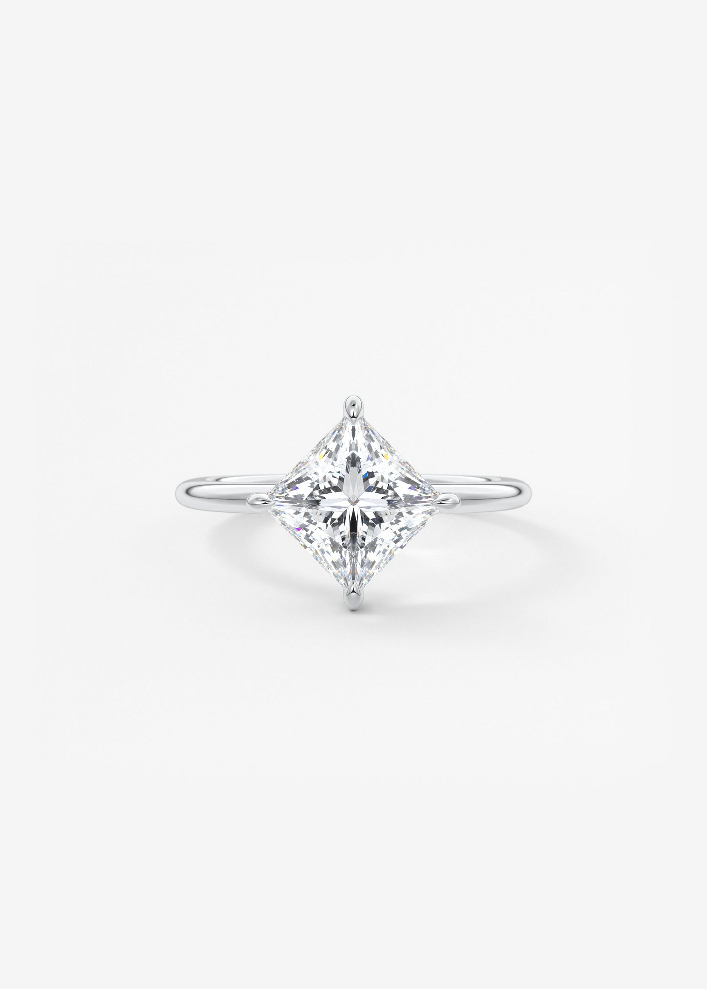 Princess East West Lab Grown Diamond Engagement Ring