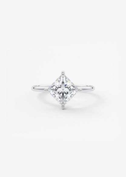 Princess East West Lab Grown Diamond Engagement Ring