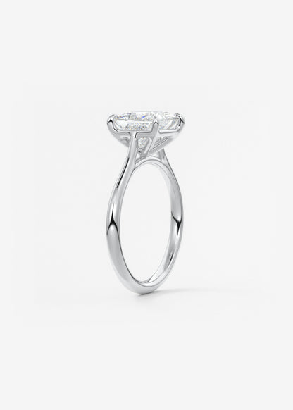 Princess Cathedral Lab Grown Diamond Engagement Ring