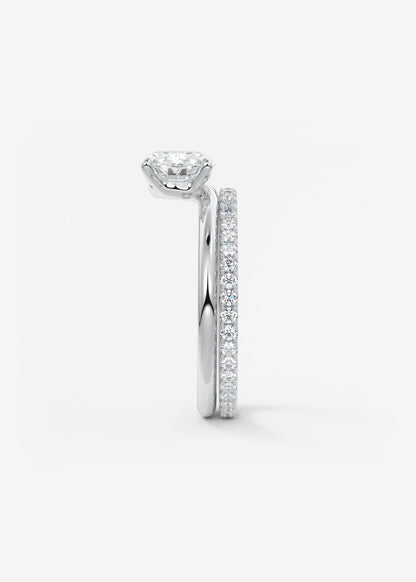 Oval Solitaire Lab Grown Diamond Engagement Ring