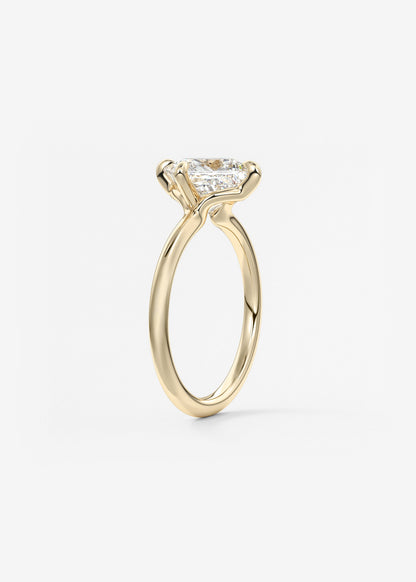 Princess East West Lab Grown Diamond Engagement Ring