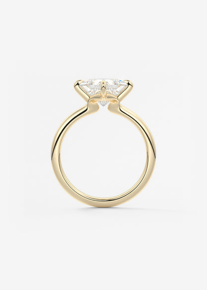 Princess East West Lab Grown Diamond Engagement Ring